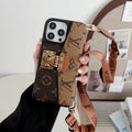 Luxury Card Holder Chain iPhone Case