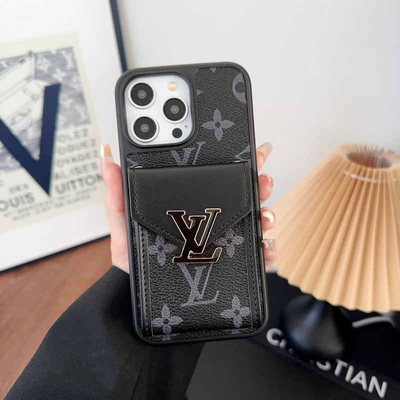 Luxury Card Bag Color iPhone Case