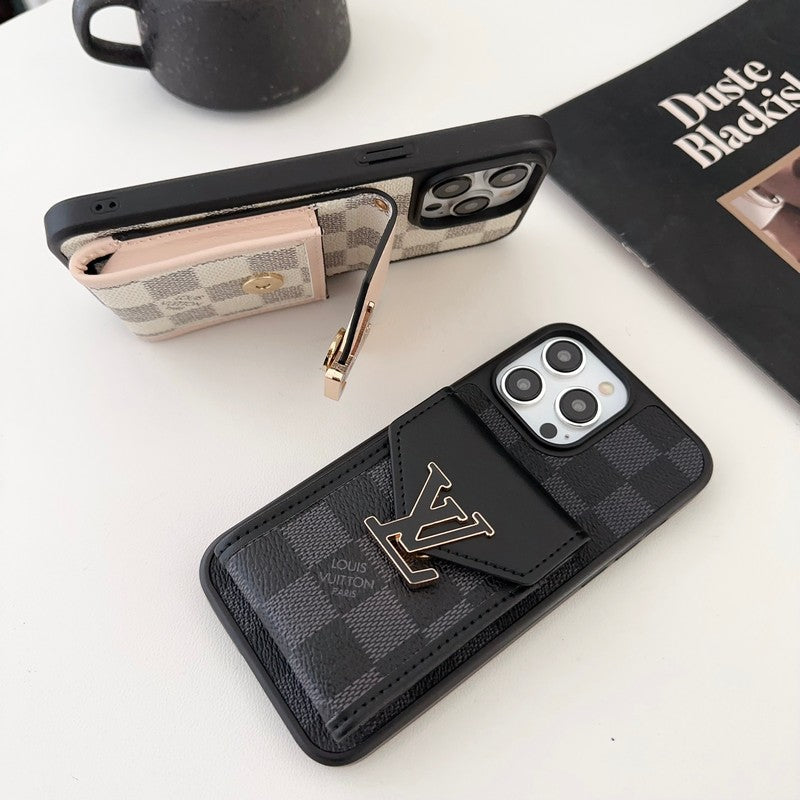 Luxury Card Bag Color iPhone Case