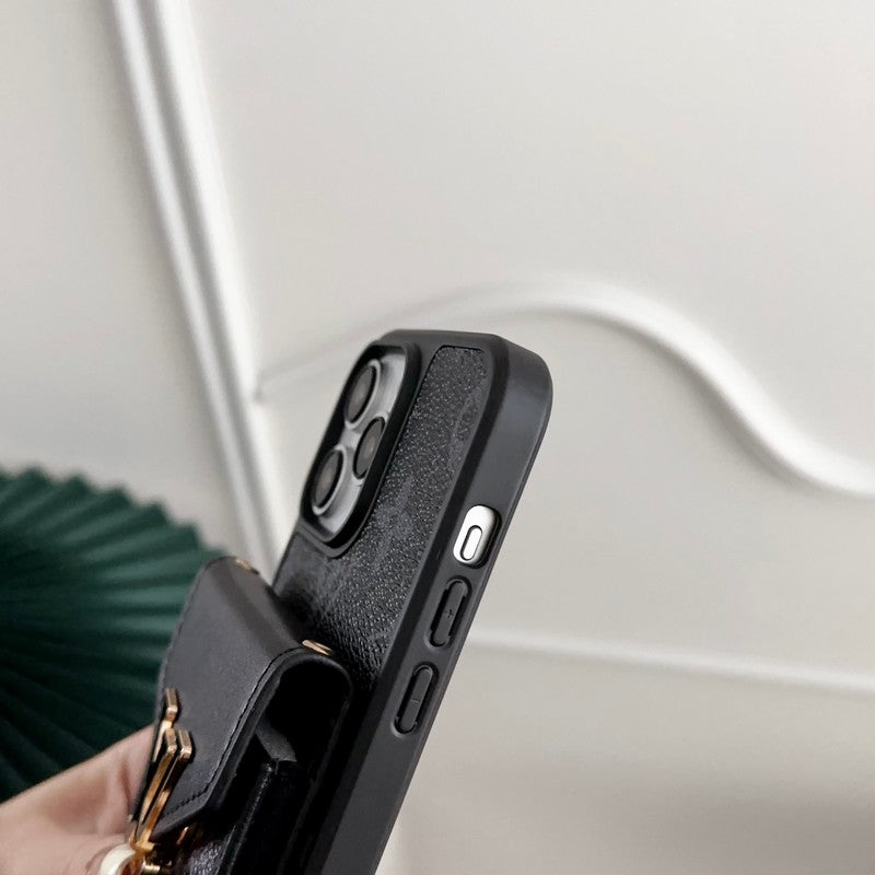 Luxury Card Bag Color iPhone Case