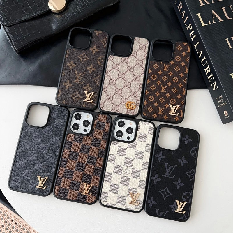 Πολυτελής Κλασική Καφέ Θήκη iPhone
