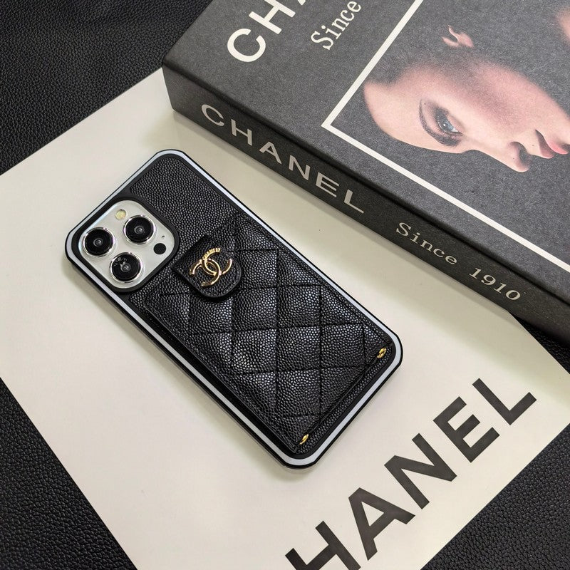 Elegante iPhone-Hülle aus Leder zum Umhängen