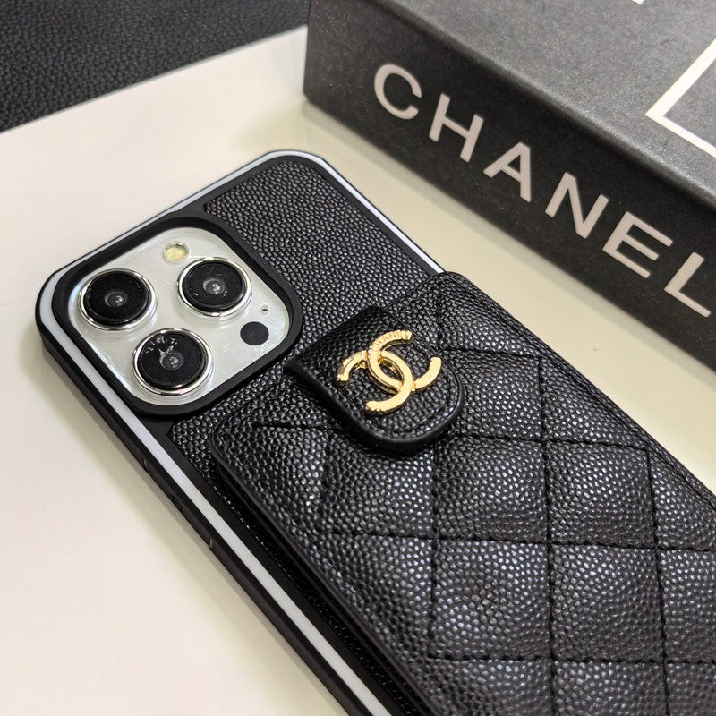Elegante iPhone-Hülle aus Leder zum Umhängen