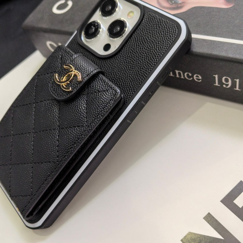 Elegante iPhone-Hülle aus Leder zum Umhängen