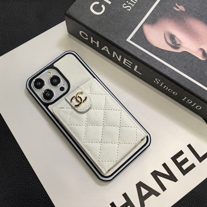 Elegante iPhone-Hülle aus Leder zum Umhängen