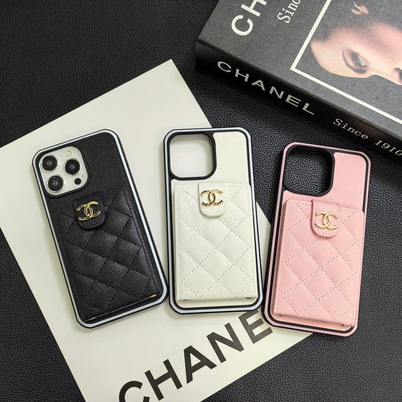 Elegante iPhone-Hülle aus Leder zum Umhängen