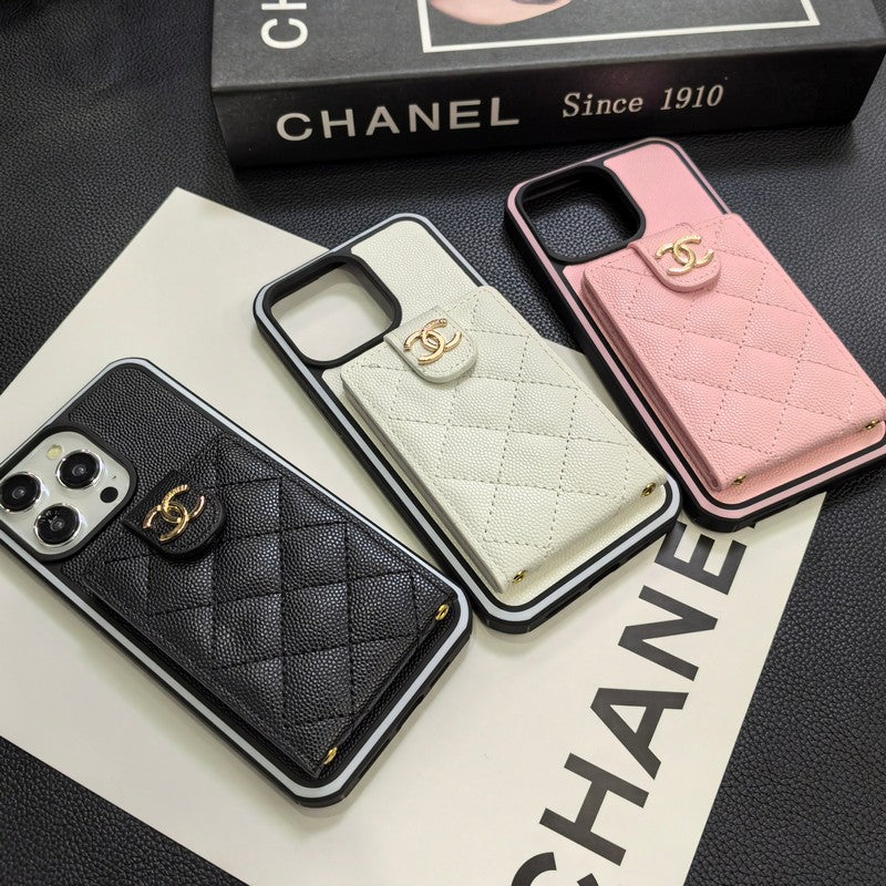 Elegant Crossbody Leather iPhone Case