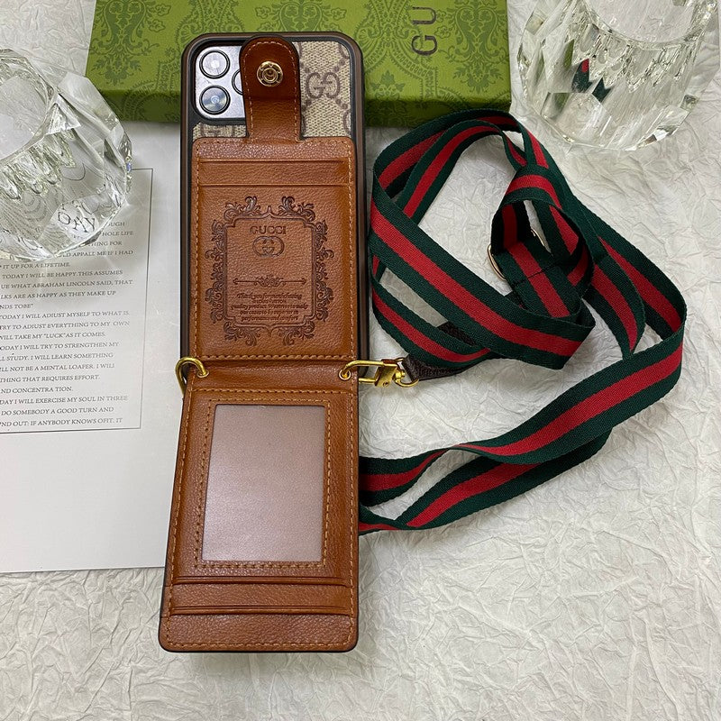 Chaîne de sac de carte de luxe Coque et skin iPhone