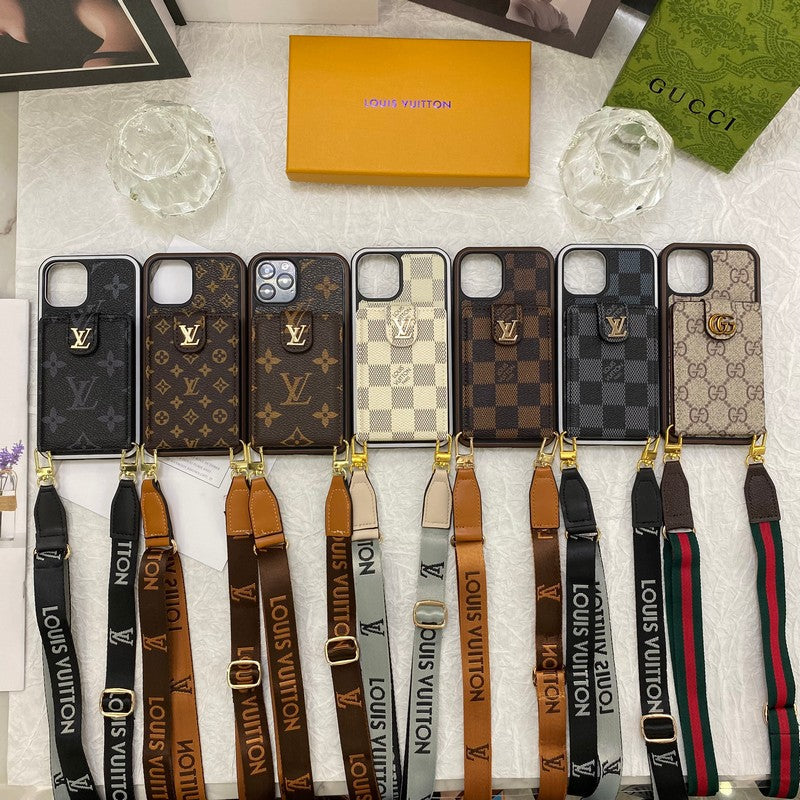 Chaîne de sac de carte de luxe Coque et skin iPhone
