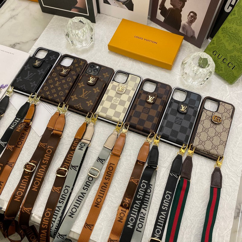 Chaîne de sac de carte de luxe Coque et skin iPhone