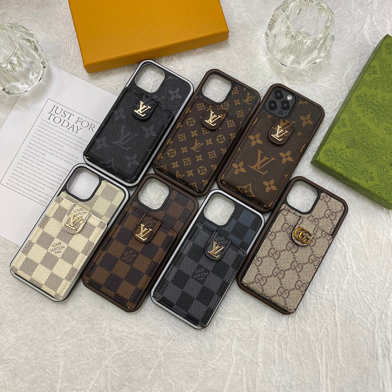 Luxury Card Bag iPhone Case