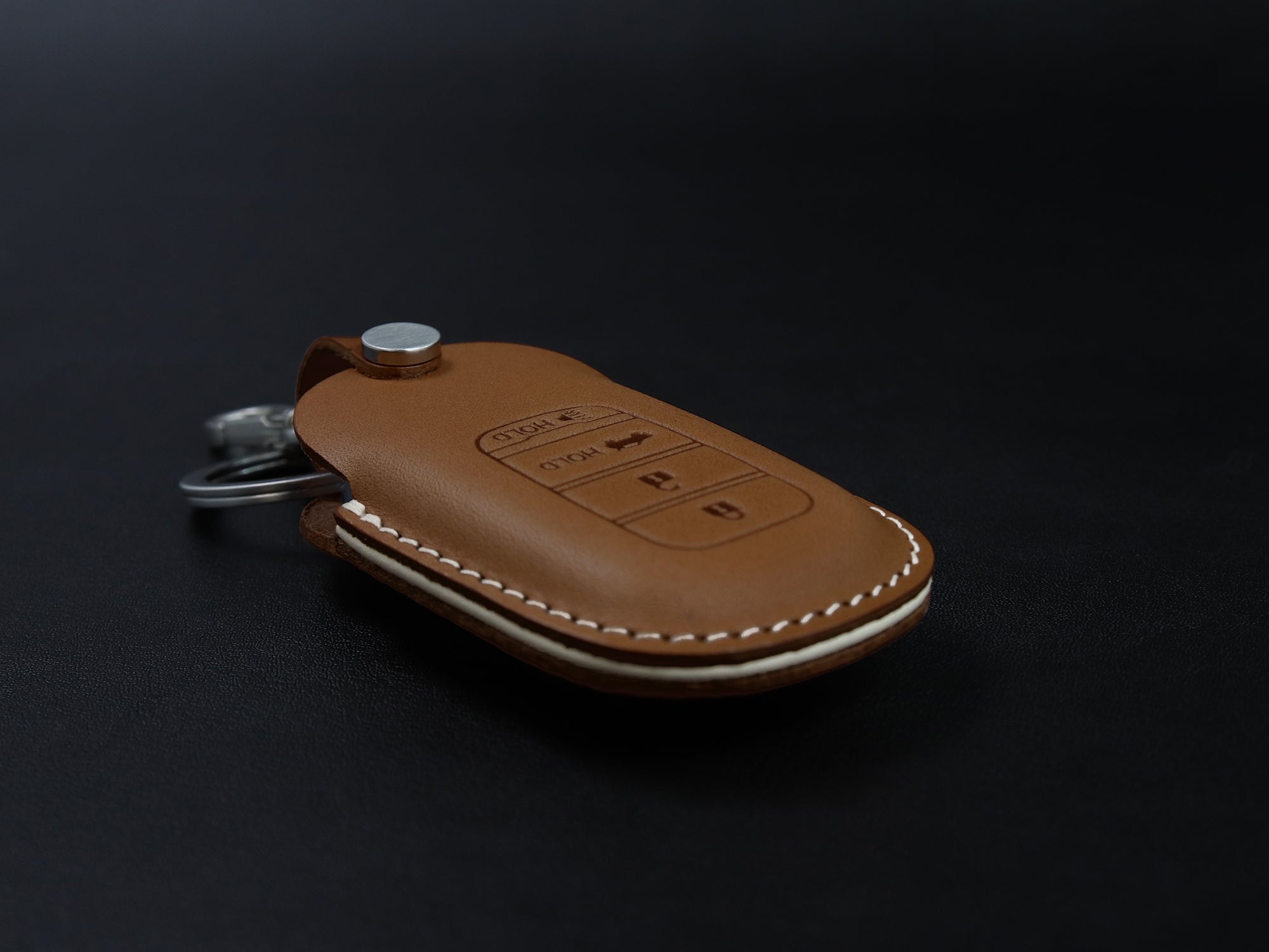 Leather car key Case for Honda [2-4/5/7] Key Fob