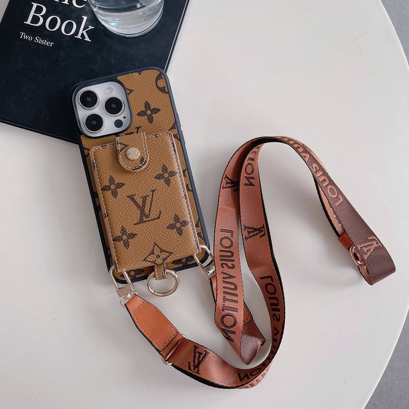 Luxury Card Bag Classic Chain iPhone Case