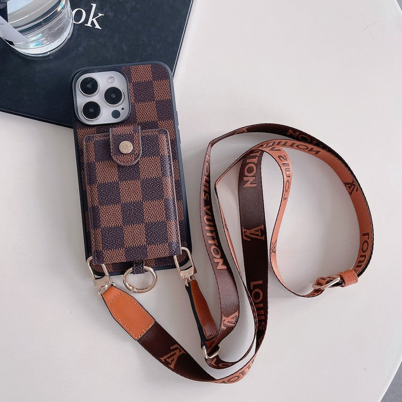 Luxury Card Bag Classic Chain iPhone Case