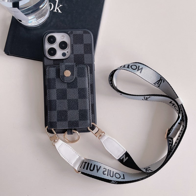 Luxury Card Bag Classic Chain iPhone Case