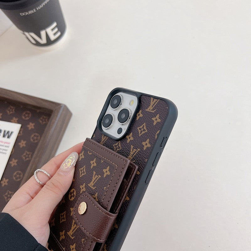 Luxury Card Bag Crossboday iPhone Case