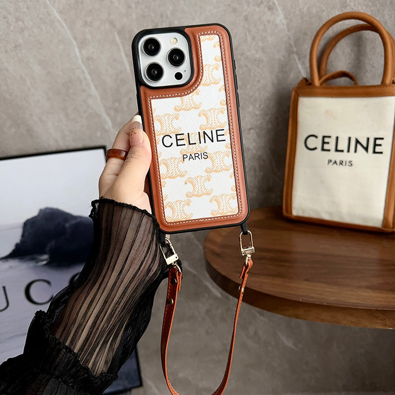 Fashion Hand Holder Leður 16 iPhone hulstur