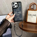 Fashion Hand Holder Leather 16 iPhone Case
