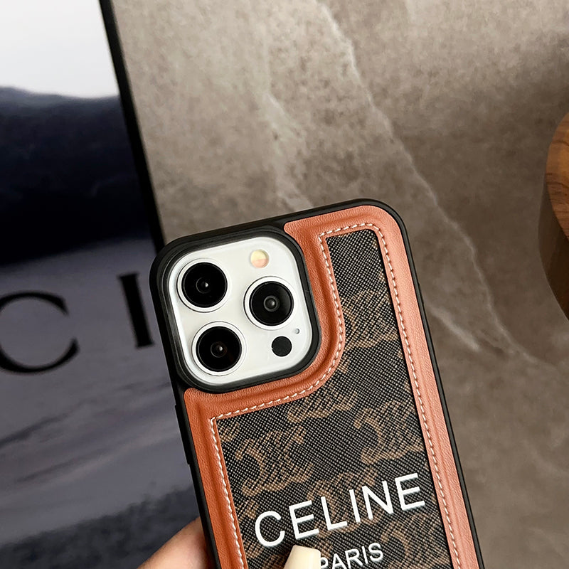 Fashion Hand Holder Leather 16 iPhone Case