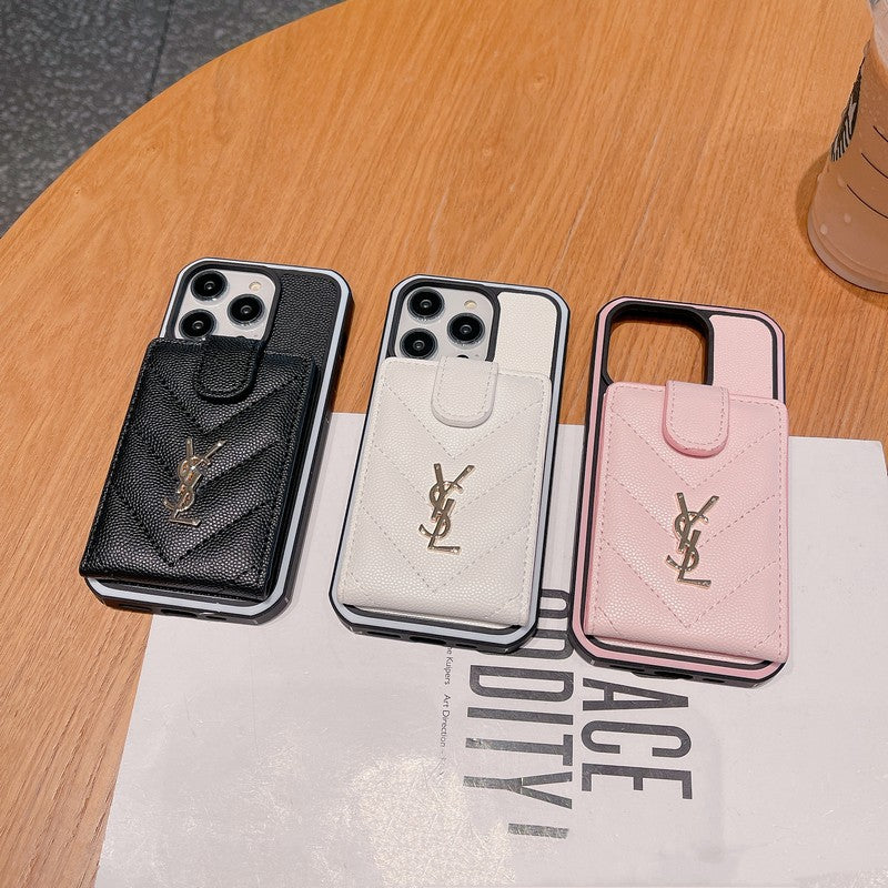 Saint Card Bag iPhone-Hülle aus farbigem Leder