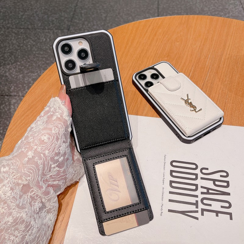Saint Card Bag iPhone-Hülle aus farbigem Leder