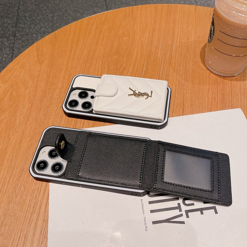 Saint Card Bag iPhone-Hülle aus farbigem Leder