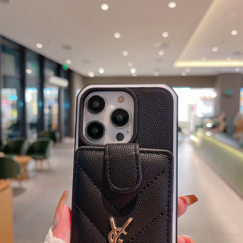 Saint Card Bag iPhone-Hülle aus farbigem Leder