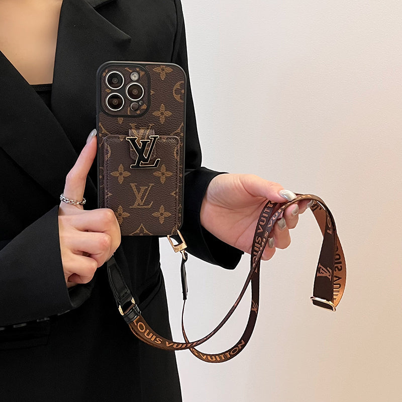 Luksus Card Bag Chain iPhone etui