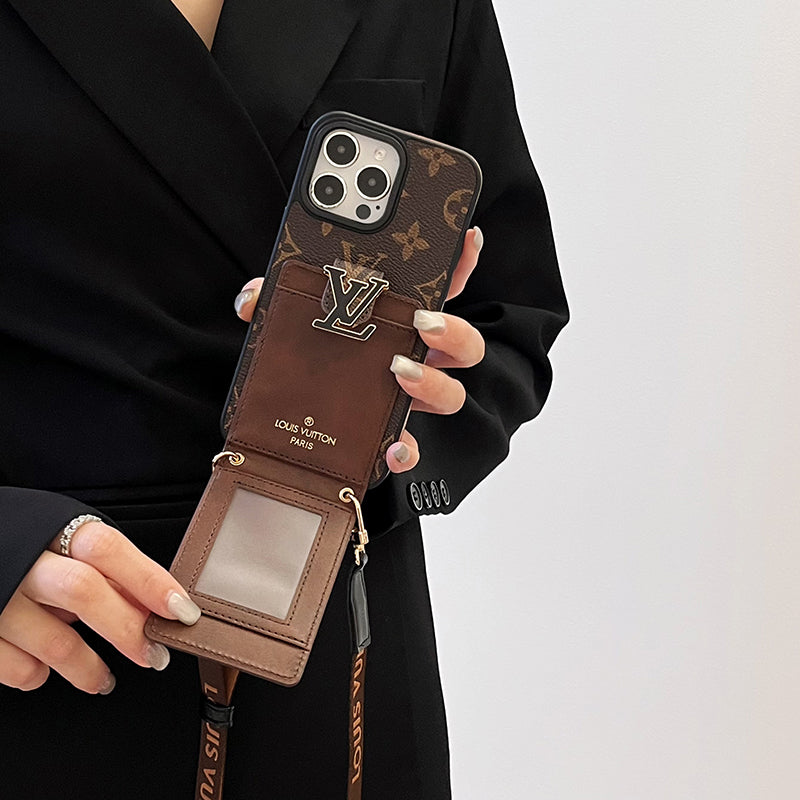 Luksus Card Bag Chain iPhone etui
