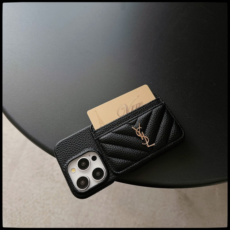 Saint Card Bag Leður iPhone hulstur