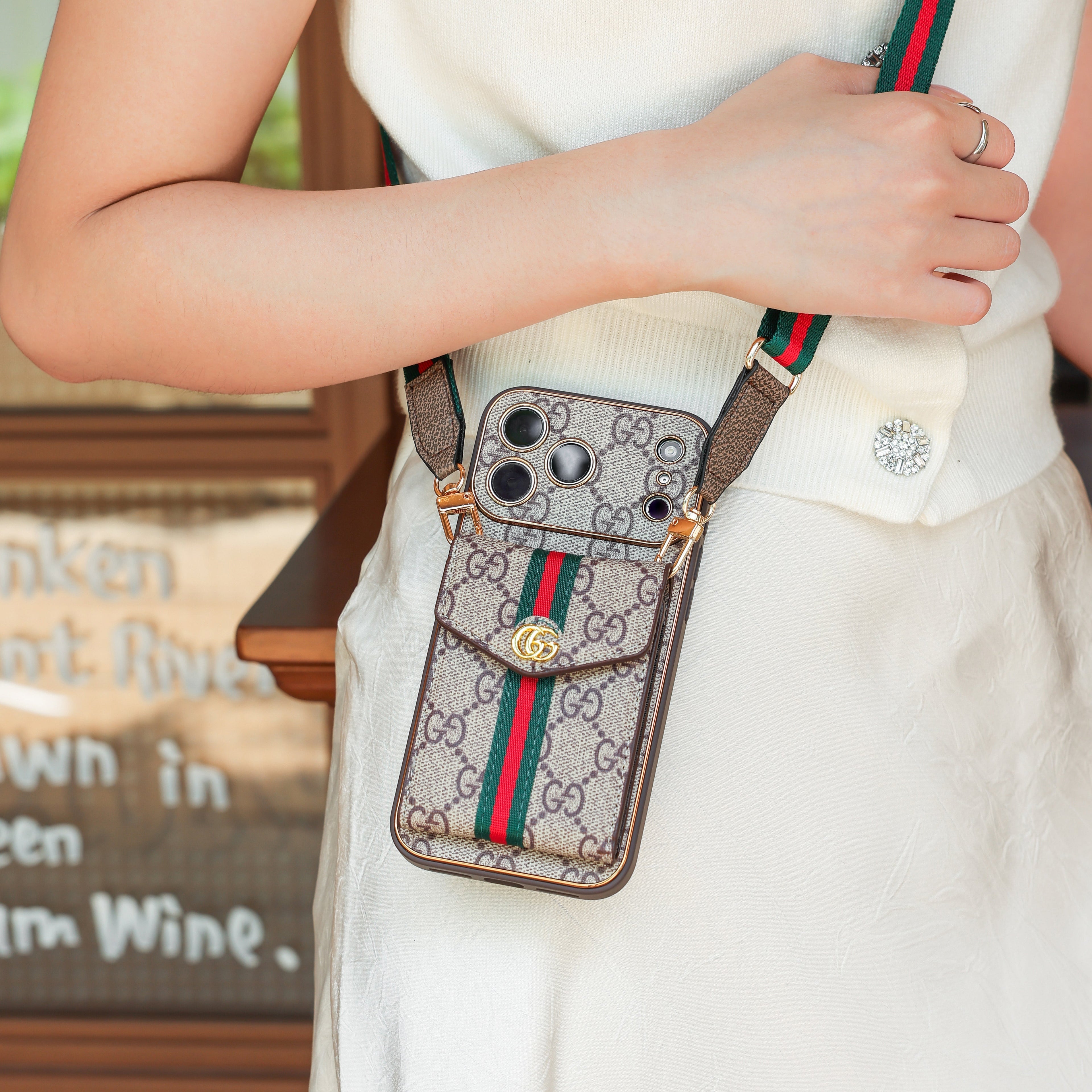 New Classic Luxury Card Holder Phone Case  07