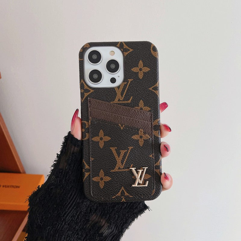 Luxury Card Bag Classic iPhone Case
