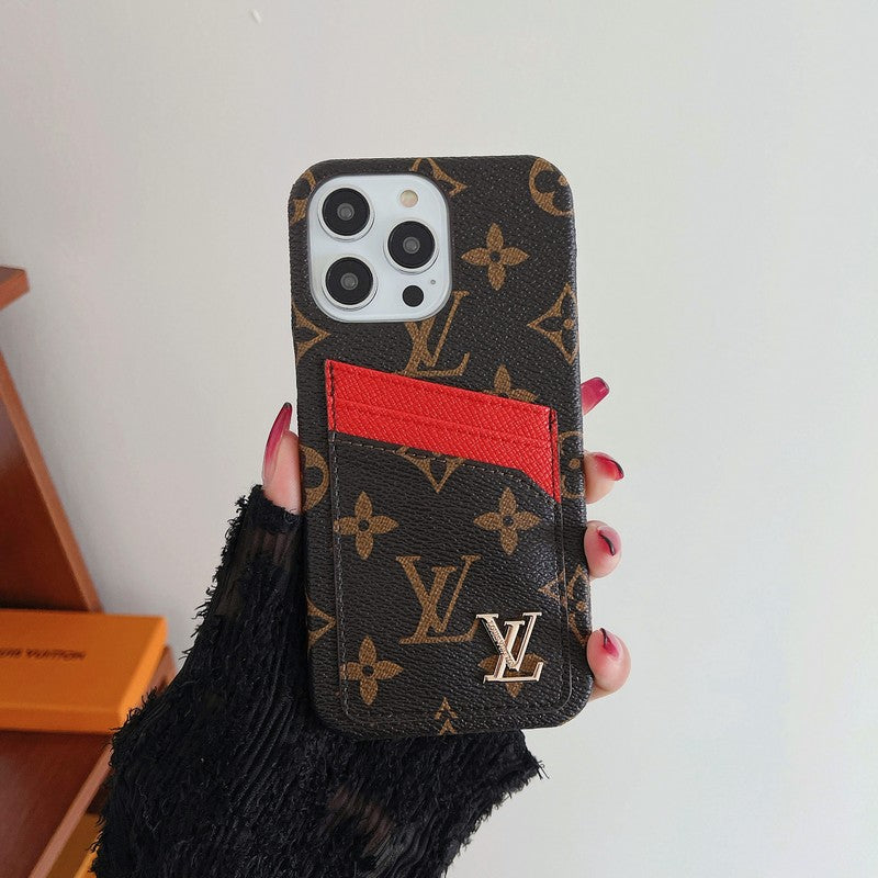 Luxury Card Bag Classic iPhone Case