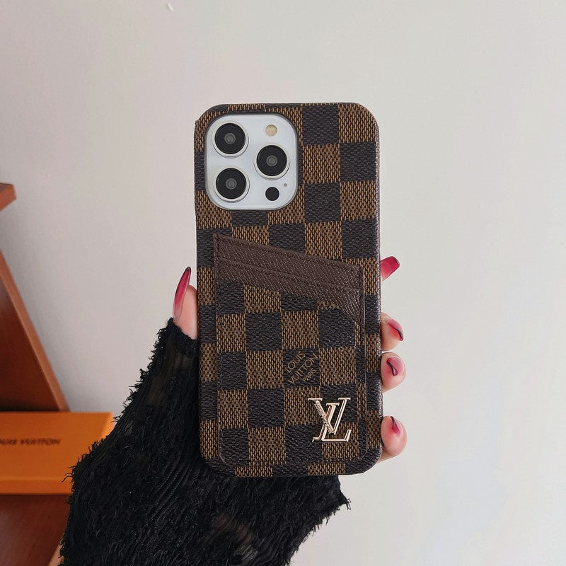 Luxury Card Bag Classic iPhone Case