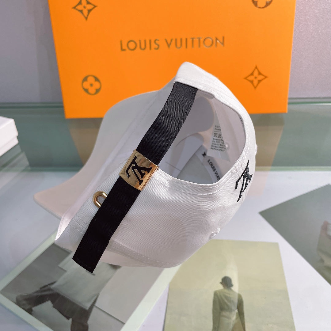 Luxuriöse Baseballkappe mit besticktem Monogramm | Luxuriöser Designerhut