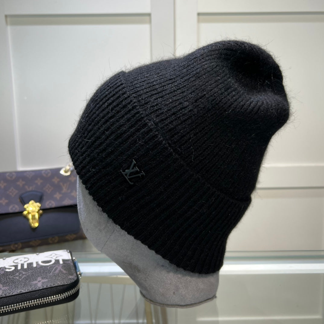 Luxury Embroidered Wool Beanie | Luxury Designer Winter Hat