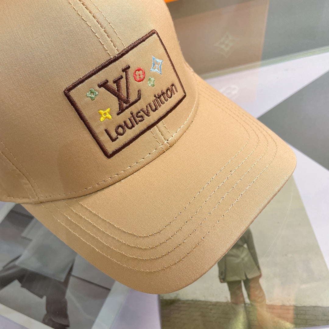Luxuriöse Baseballkappe mit besticktem Monogramm | Luxuriöser Designerhut