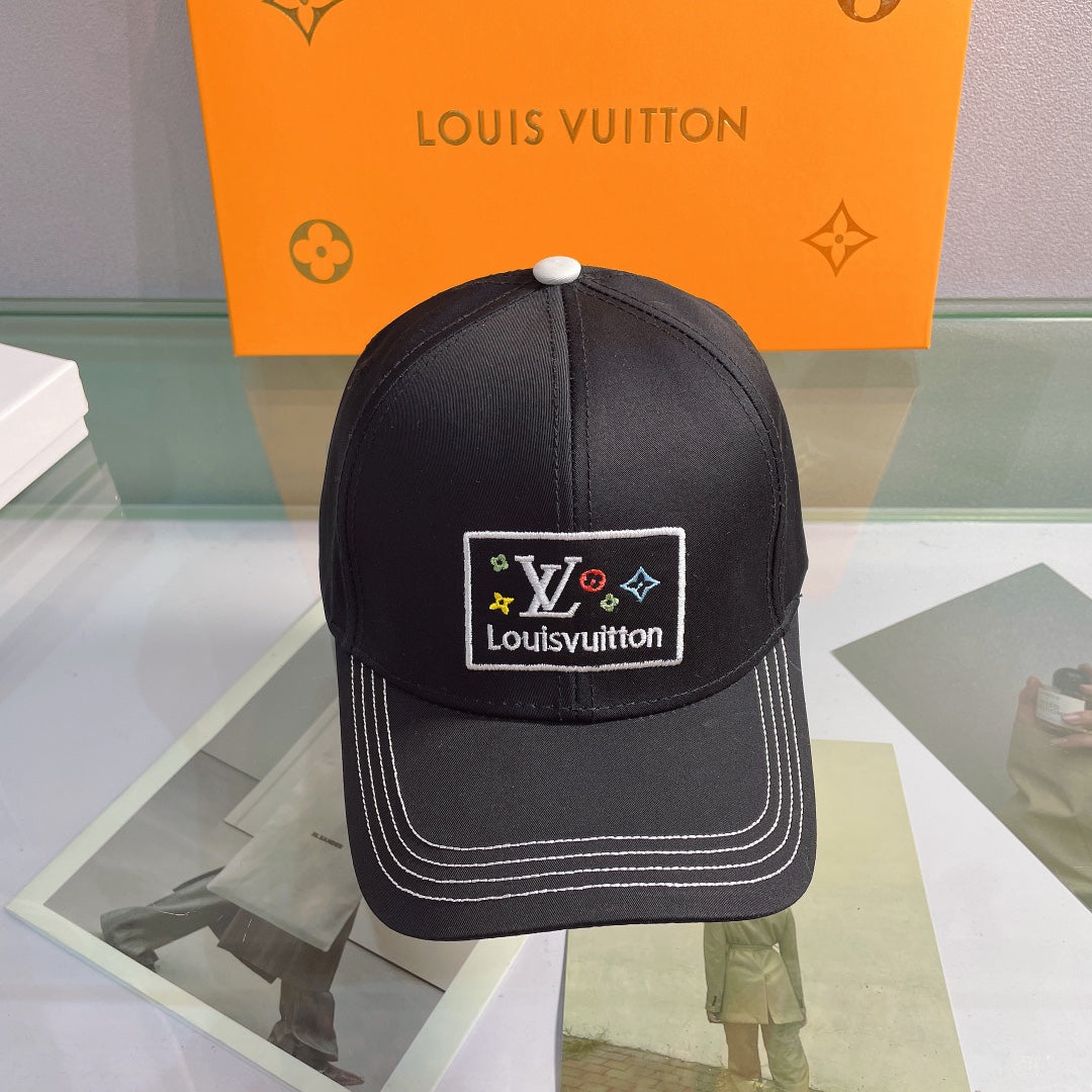 Luxuriöse Baseballkappe mit besticktem Monogramm | Luxuriöser Designerhut