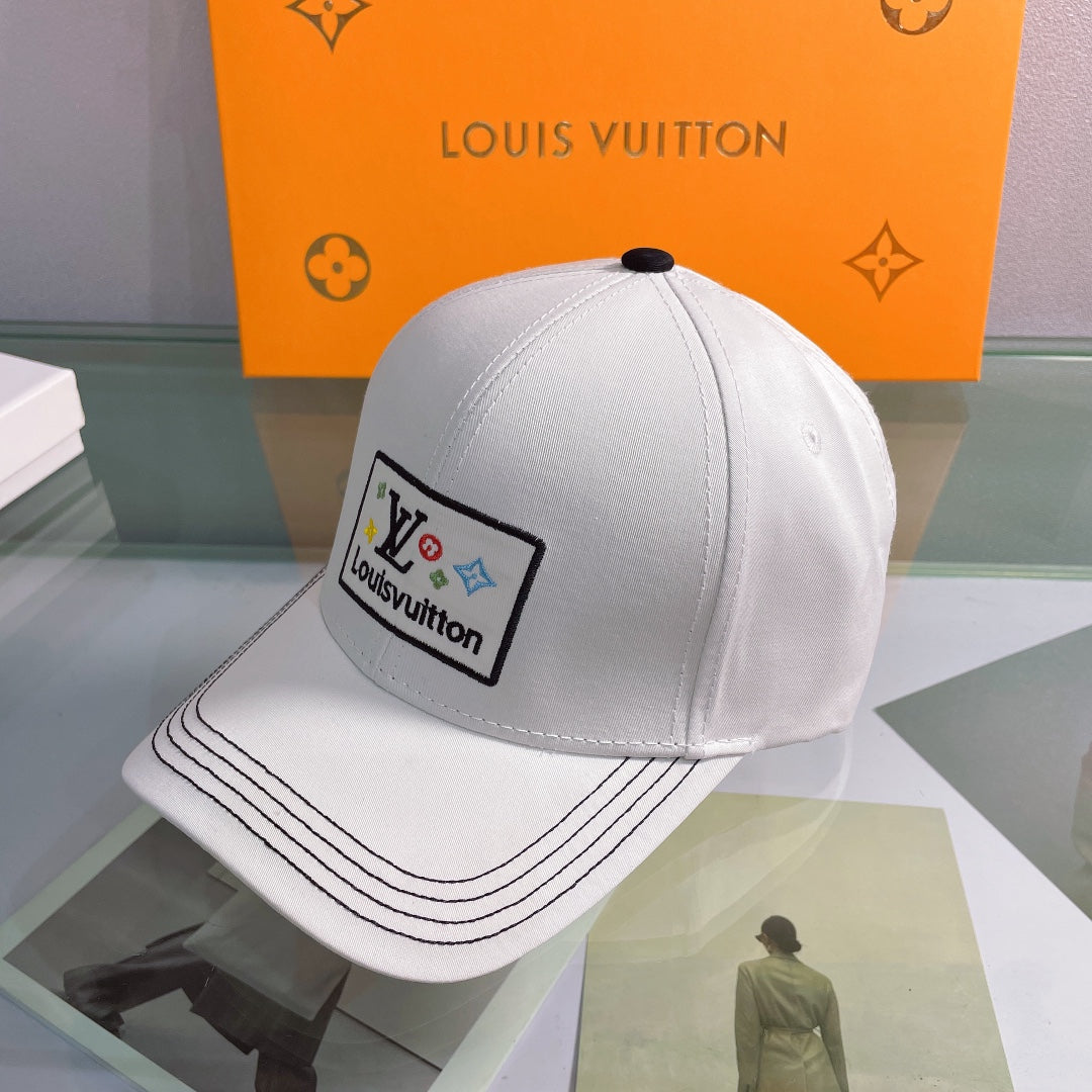 Luxuriöse Baseballkappe mit besticktem Monogramm | Luxuriöser Designerhut
