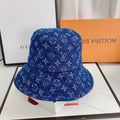 Luksus Monogram Denim Bucket Hat