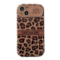 Fashion Brown Color Leather iPhone Case