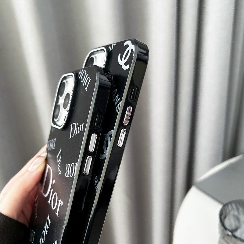 Modische schwarze iPhone-Hülle
