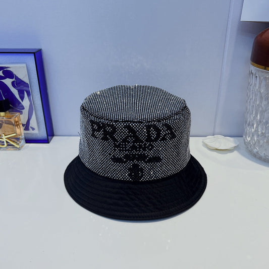 Fashion Full Crystal Bucket Hat