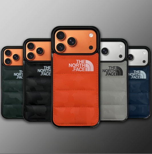 Puffer Style stødabsorberende beskyttende iPhone-etui