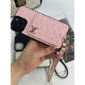 Luxury Four Colors Card Bag iPhone Case