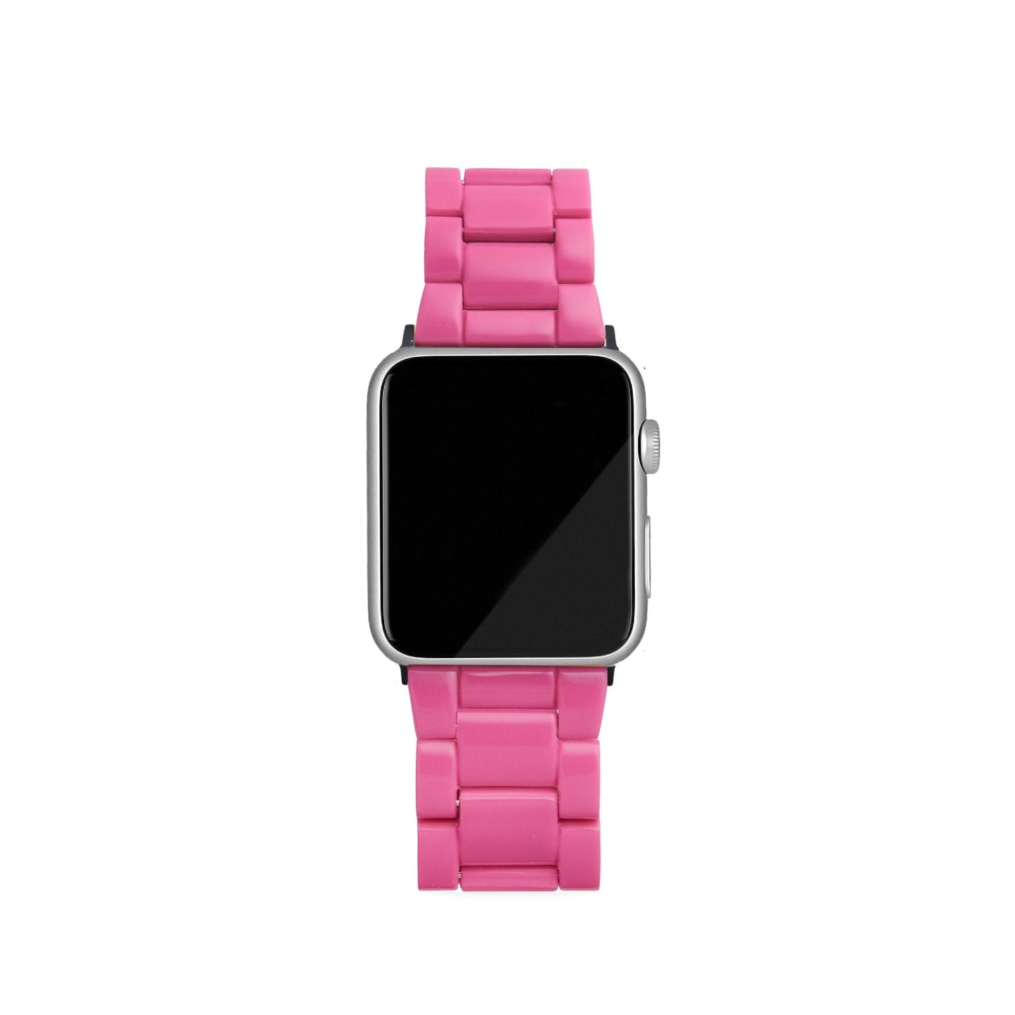 Bracelet Apple Watch en rose fluo