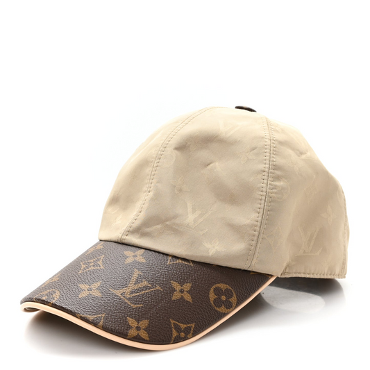 Beige Contrast Brim Basbala Ĉapo