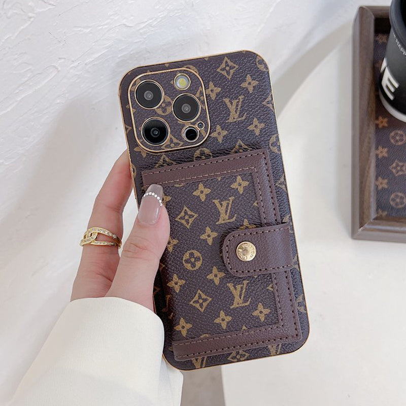 Luxury Classic Color Card Bag iPhone Case