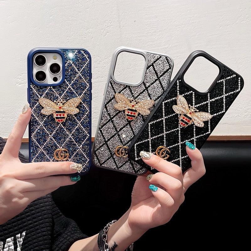 Premium Bee Diamond iPhone Case