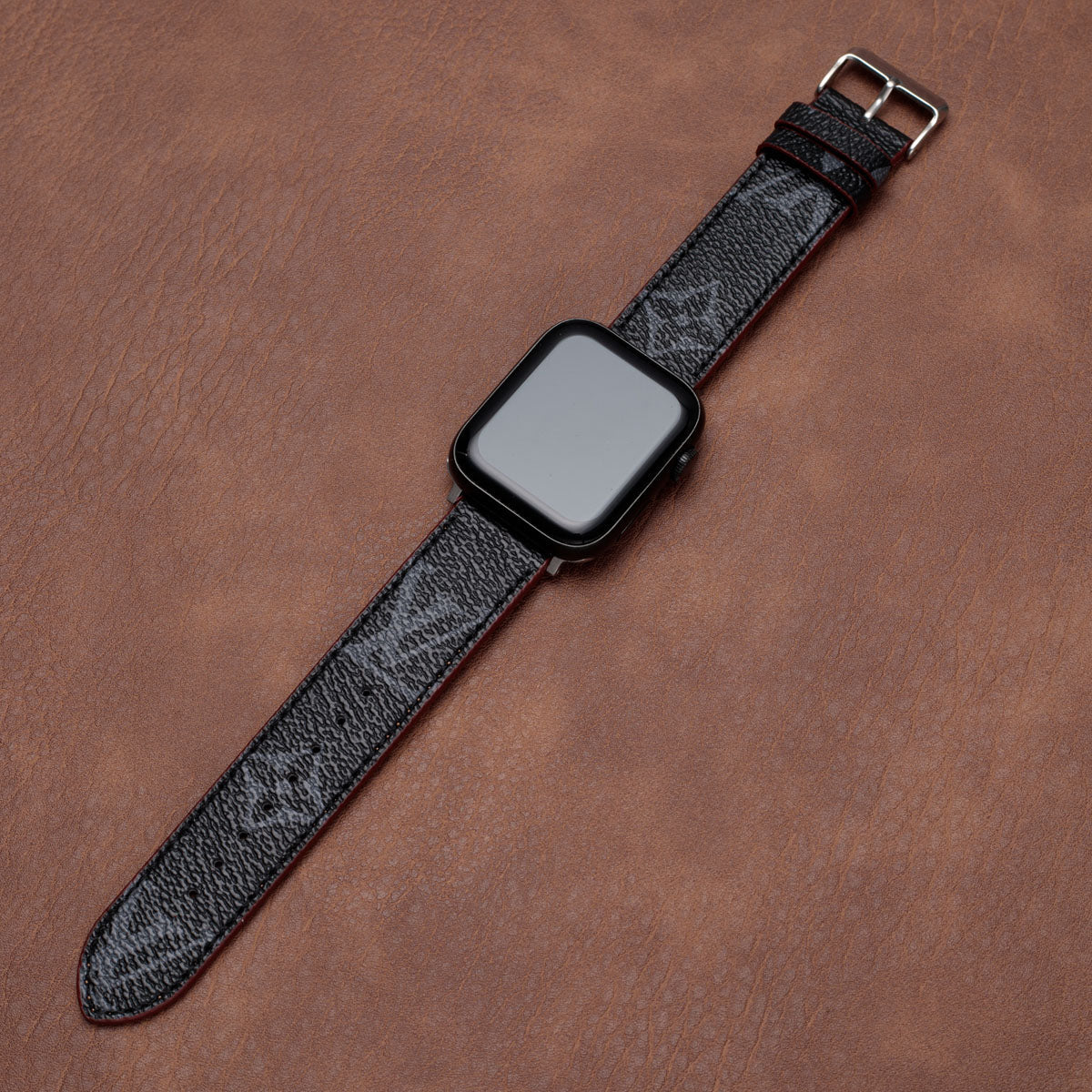 Bracelets Apple Watch en cuir monogramme
